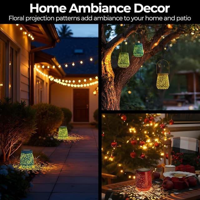 Thumbnail 6 de OxyLED Garden Lanterns solar lights 4 pack