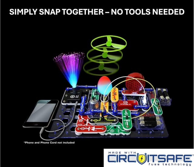 Thumbnail 2 de Snap Circuits Light STEM Kit 175 Projects 🧪