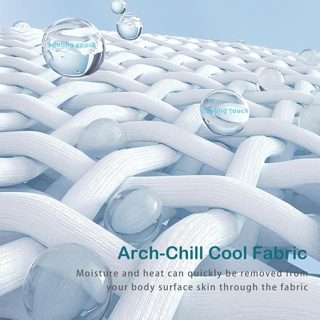 Detalle de AccuratEX Couverture rafraîchissante Arc-Chill 140x200 cm, tissu Ammoniak gris