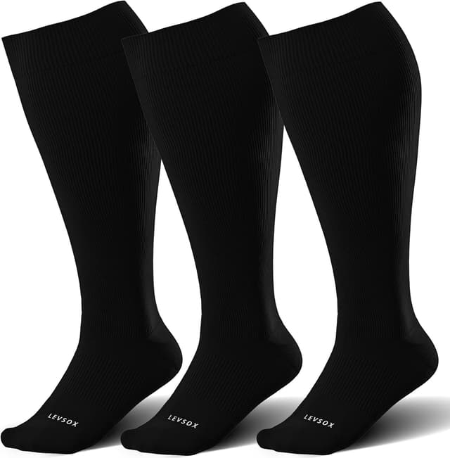 Imagen de LEVSOX Wide Calf Compression Socks 15-20mmHg en OfertitasTOP