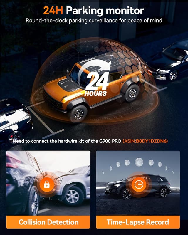 Thumbnail 5 de WOLFBOX G900 PRO Mirror Dash Cam 128GB