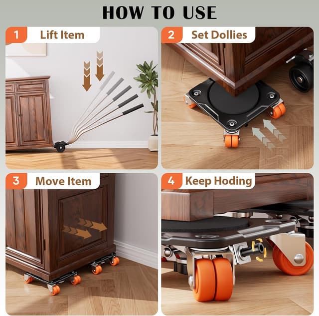 Thumbnail 4 de ONEON Mover muebles Ultra 10 ruedas