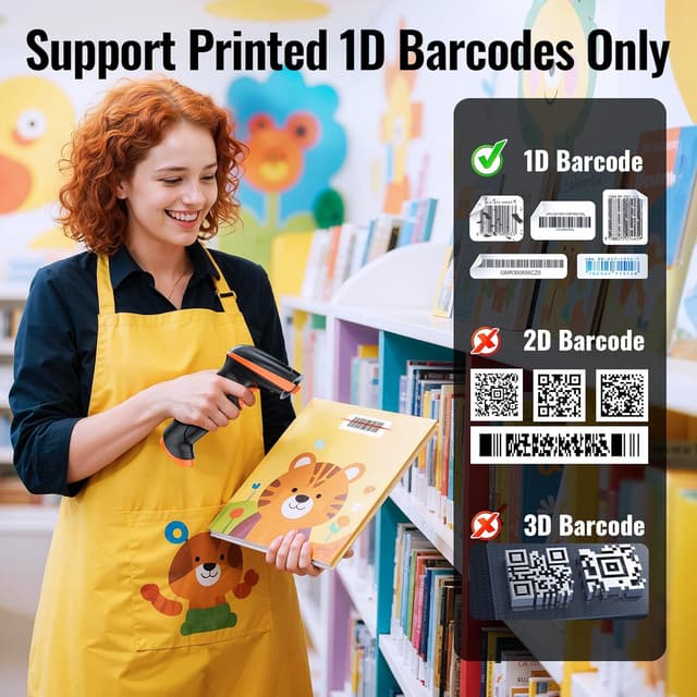 Thumbnail 6 de Tera 5100 Wireless Barcode Scanner 2000mAh