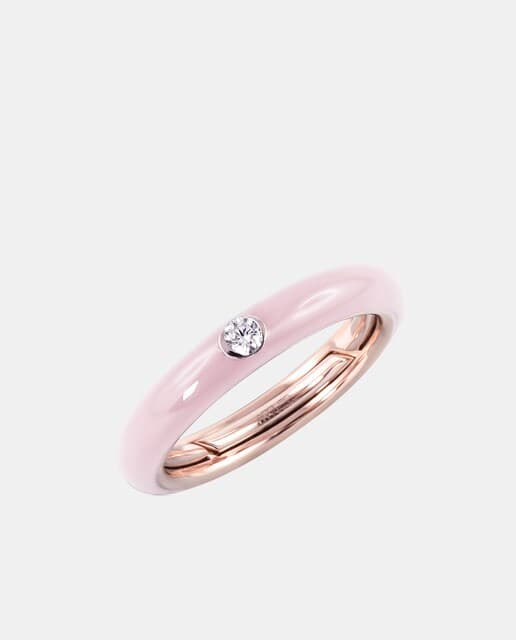 Detalle de Adolfo Courrier Anillo Pop de oro y diamante 💍