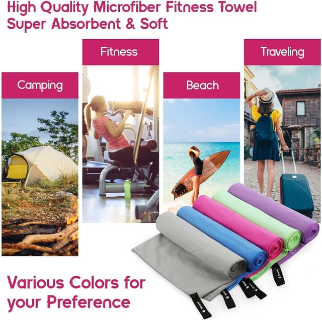 Thumbnail 6 de Microfibre towel 2 pack, 160x80cm