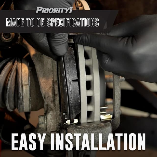 Detalle de Bendix Priority1 CFC1397K1 Ceramic Front Brake Pads for Select Hyundai Elantra & Kia Forte Models