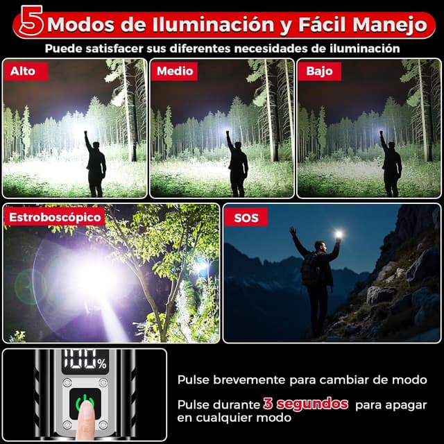 Thumbnail 6 de Shadowhawk S1479 1.000.000 lúmenes 30W