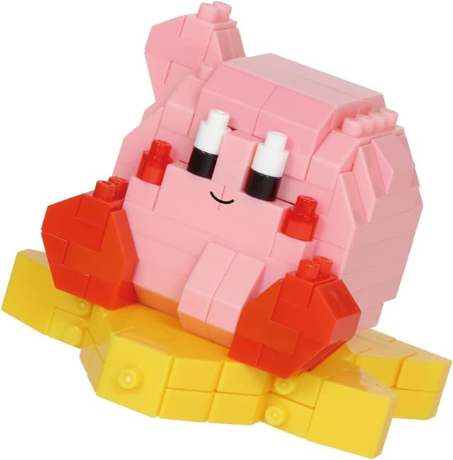 Detalle de Bandai Nanoblock Kirby (NBK141) – mini figurine en briques en kit de construction