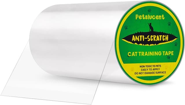 Detalle de Petslucent Cat Anti Scratch Tape Door Protector (Clear self-adhesive, 20CM x 5M)