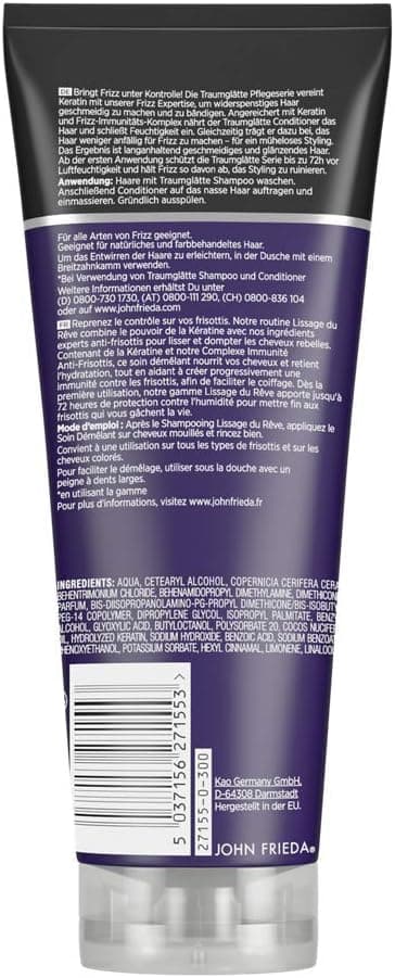 Detalle 2 de John Frieda Balsamo lisciante per capelli crespi Ease 250 ml
