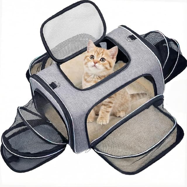 Detalle de Sac de Transport Extensible 4 Côtés Chat