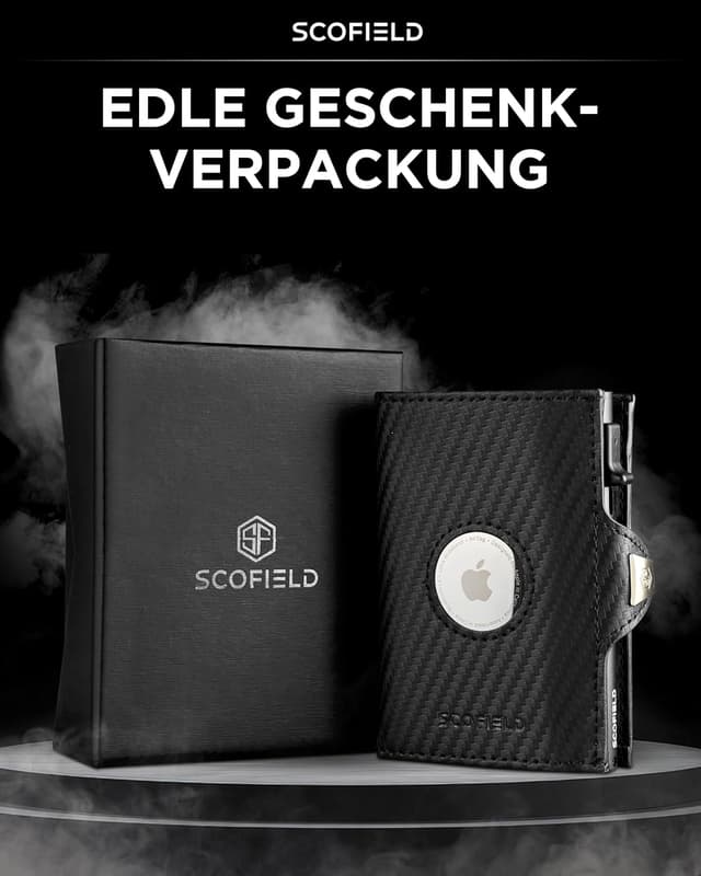 Thumbnail 6 de SF SCOFIELD Duality Air Airtag Wallet mit Münzfach – RFID/NFC-Schutz für Herren