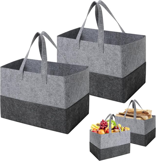 Detalle de Cozary 2 Unidades Bolso de Felpa 38x25x25cm