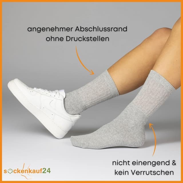 Detalle de 10/20/30 Paar Sportsocken & Tennissocken aus Baumwolle – für Herren und Damen, ohne drückende Nähte