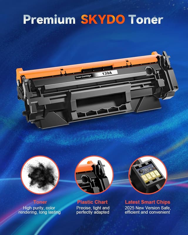 Detalle de Toner compatibile HP 139A con chip (W1390A nero) per HP LaserJet Pro 3002 e 3102