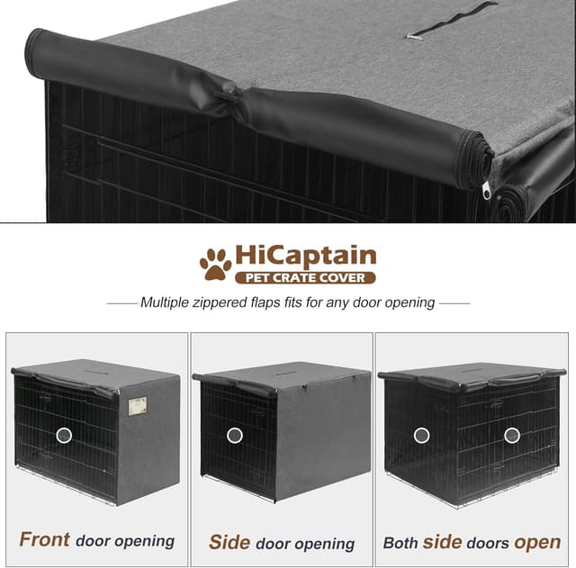 Thumbnail 4 de Dog Cage Cover 94 x 61 x 63 cm windproof kennel cover