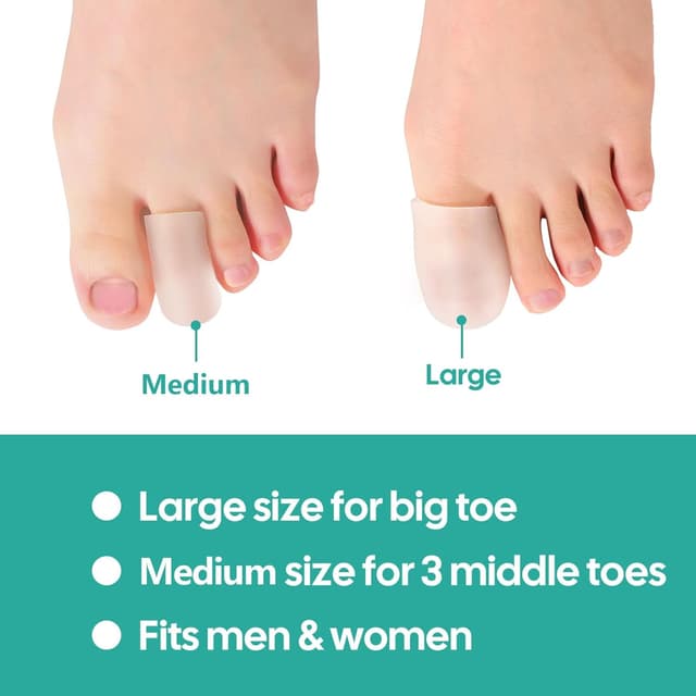 Detalle 1 de Welnove Gel-Zehenkappen 12er-Pack