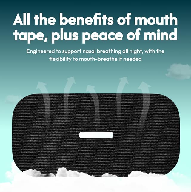 Thumbnail 3 de SleepSeal Mouth Tape for Sleeping – Bamboo Silk Sleep Tape for Nasal Breathing 30 Night Supply