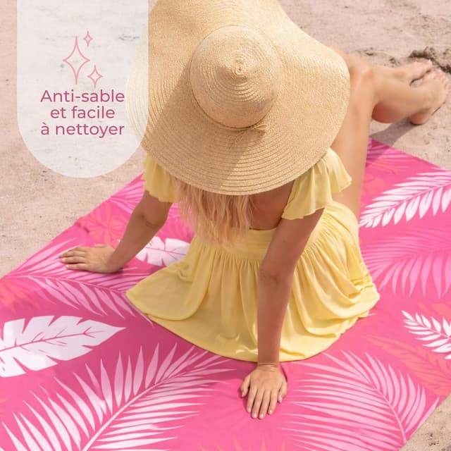 Thumbnail 5 de ZENACROSS Serviette de plage XXL 180x90 cm