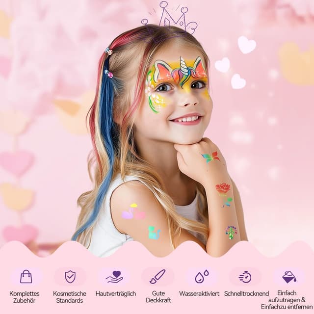 Detalle 2 de Janolia Kinderschminke Set mit 27 Farben