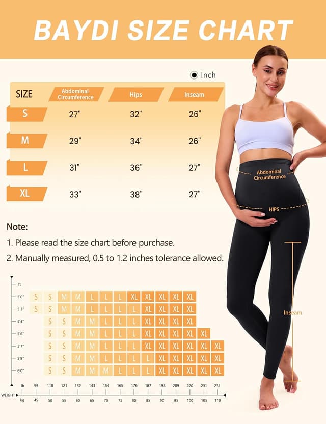 Thumbnail 5 de VALANDY Creamlush Maternity Leggings Over Bump 1Pair