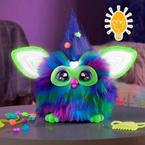 Thumbnail 8 de Furby Galaxy de Furby (peluche interactivo que brilla en la oscuridad) – versión en español