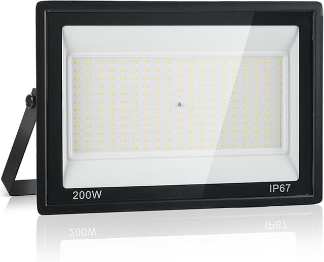 Detalle de Foco LED Exterior 200W IP67, 20,000LM, Blanco Frío, Jardín