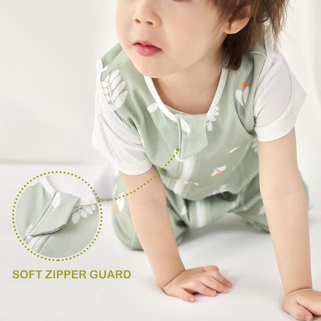 Thumbnail 6 de Nivolltha Gigoteuse bébé 1 TOG 100% coton avec pieds (toute saison, printemps/automne)