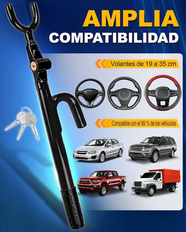 Thumbnail 4 de Tevlaphee Candado para Volante