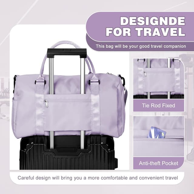 Thumbnail 4 de WEPLAN Sports Gym Bag 46cm waterproof