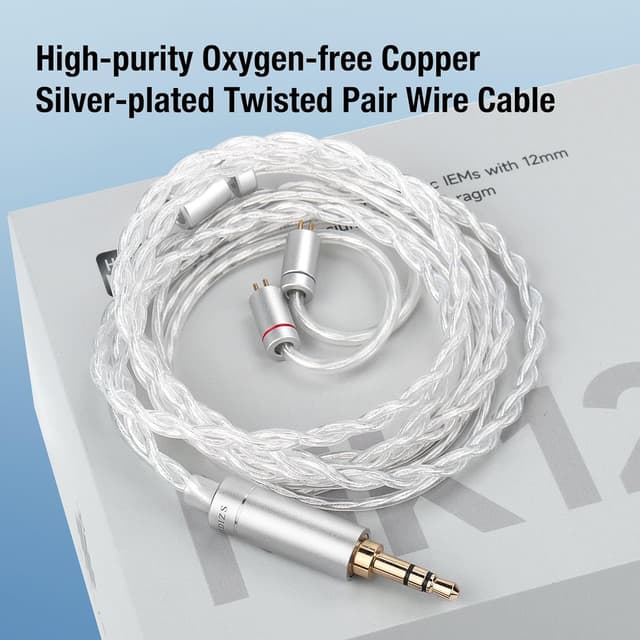 Detalle de Hidizs MK12 wired IEMs, 4.4 mm