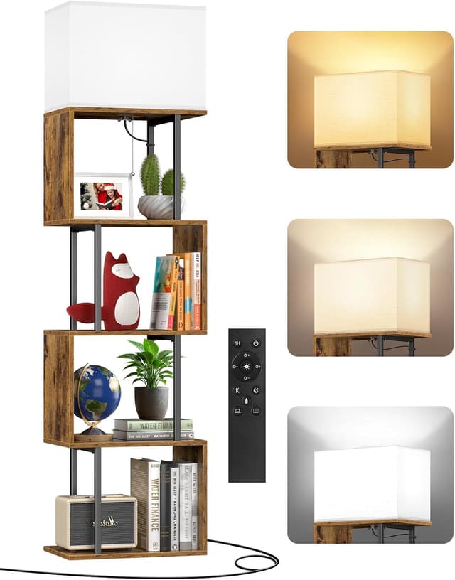 Detalle de OUTONLIFE Librería en S lámpara de pie