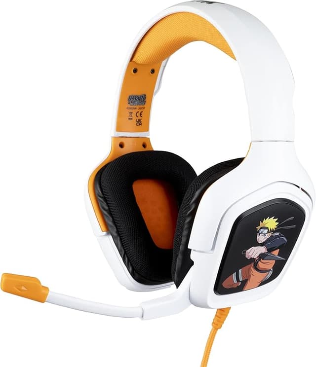 Detalle de Konix Naruto Shippuden Auriculares Gaming 🎮 - Con Micrófono y Cable