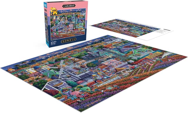 Detalle 2 de Buffalo Games Dowdle – Carlsbad, puzzle 1000 pièces adulte (taille finie 68 × 50 cm)