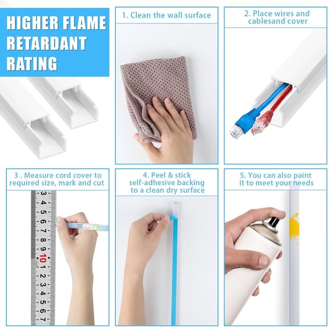 Thumbnail 4 de AiQInu Goulotte passe-câble 4 m 🔌