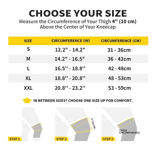 Detalle 2 de CAMBIVO Kniebandage 2er Set mit Gel Pads