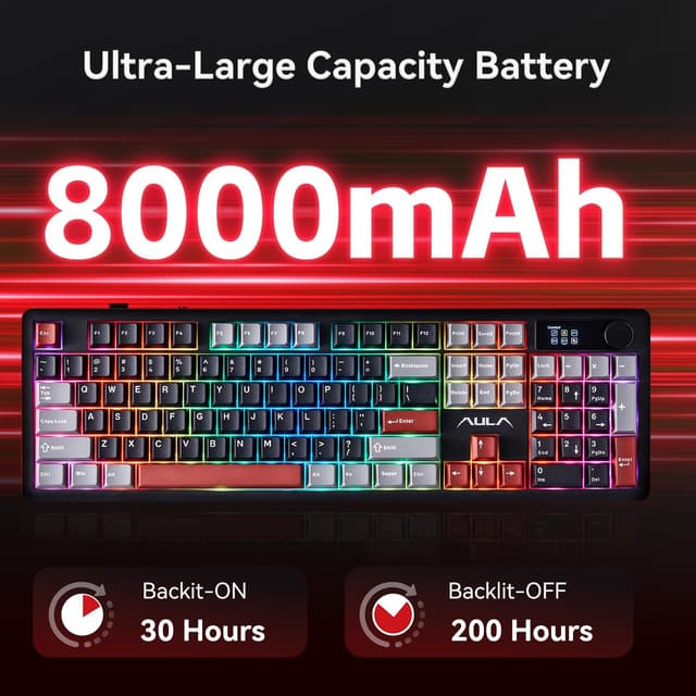 Thumbnail 4 de AULA F106 PRO Mechanical Keyboard with Knob