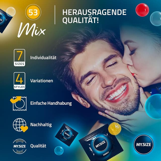Thumbnail 5 de My.Size Mix Kondome 53 mm