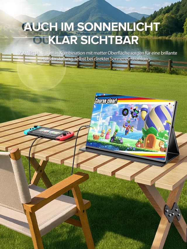 Detalle 1 de UPERFECT Portable Monitor 4K 16 Zoll