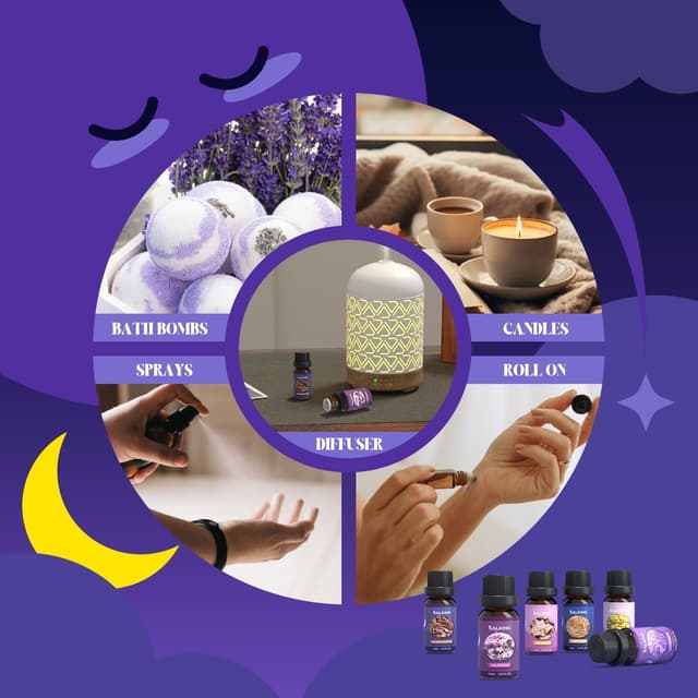 Thumbnail 5 de SALKING Aceites Esenciales para Dormir – Lavanda, Sándalo, Vetiver