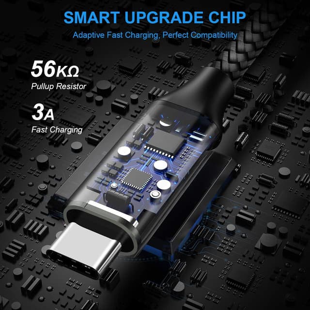 Detalle 2 de etguuds USB A to USB C Cable 6ft — Fast Charging cable