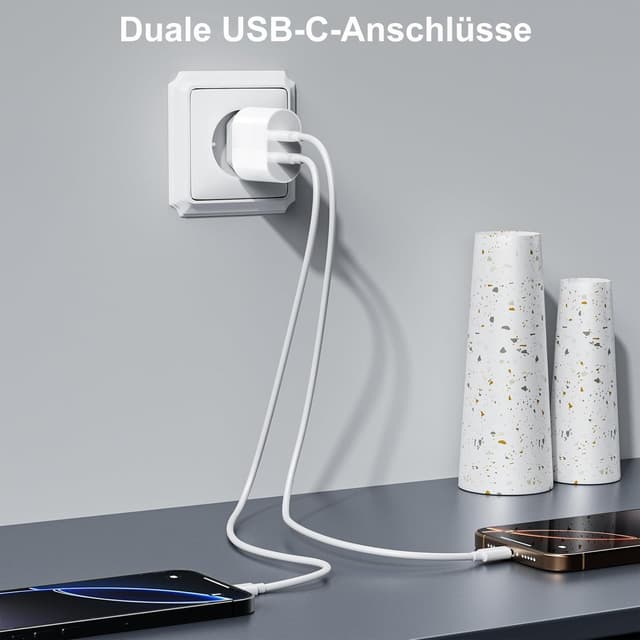 Thumbnail 4 de USB C Schnellladegerät 25W Kabel-Set