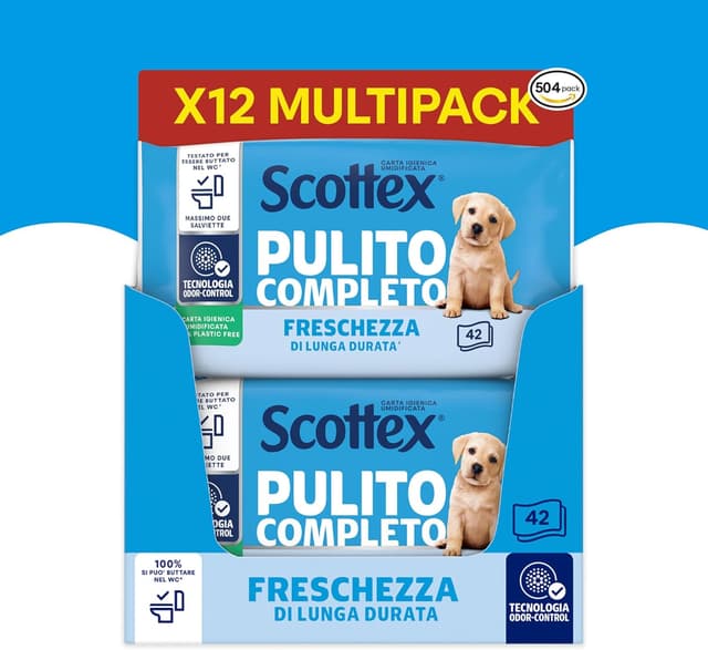 Detalle de Scottex Pulito Completo Salviette Igieniche Umidificate