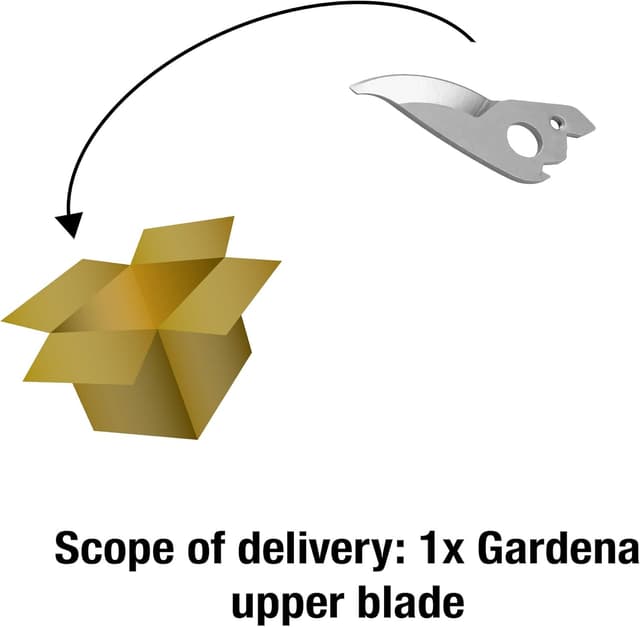 Detalle 1 de Gardena Lama superiore di ricambio per forbici da giardino Premium BP 50 (art. 8702-20/5363-20)