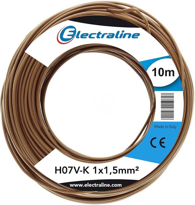 Detalle 2 de Electraline 15071 H07V-K 1x1,5 mm 10 m negro
