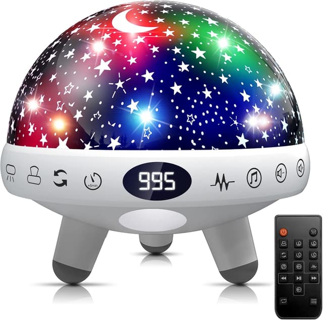 Thumbnail 6 de YACHANCE Baby Night Light Star Projector & White Noise Machine with Remote, 29 Sounds