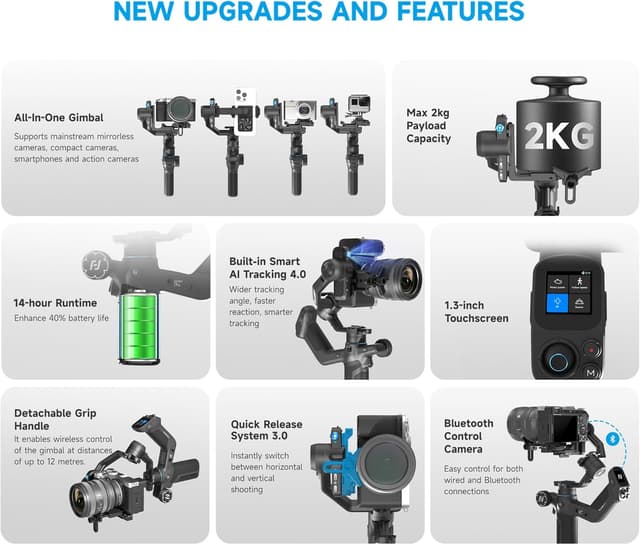 Thumbnail 4 de Feiyutech SCORP Mini 3 Pro gimbal stabiliser