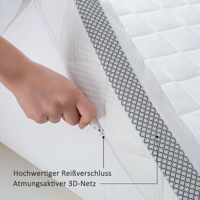 Detalle 2 de BedStory Topper 80x200 cm H4/H5 mit 7,5 cm