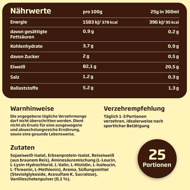 Thumbnail 3 de AnovonA veganeo veganes Proteinpulver 450g