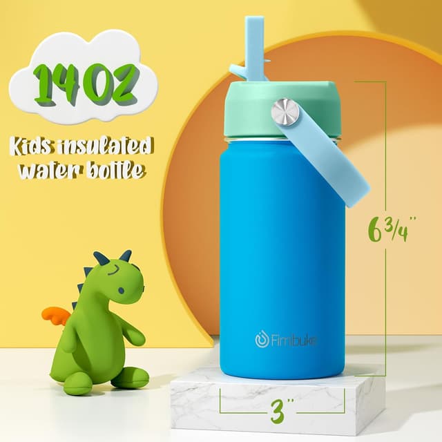 Detalle de Kids insulated water bottle 14oz, 2 pack